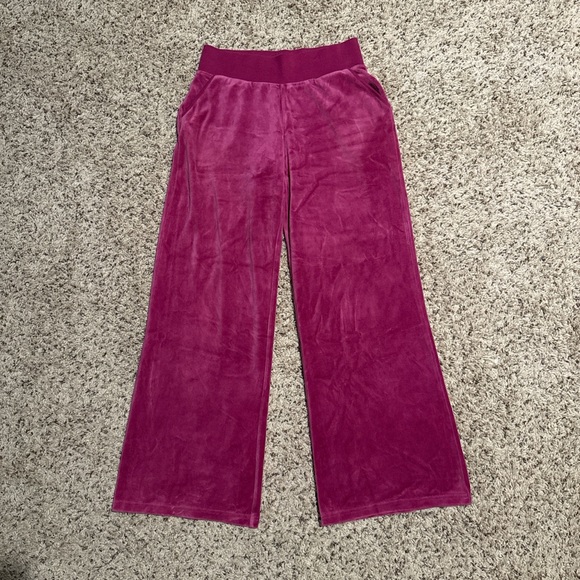 Y2K Victoria's Secret CATALOG BRAND Plush & Lush size small mauve tracksuit - Picture 5 of 7